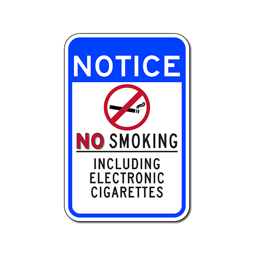 No Smoking Sign Including Electronic Cigarettes