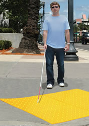 Click here to view larger image ADA Truncated Dome Bump Pads - 2x2 - Surface Mount (Retrofit)