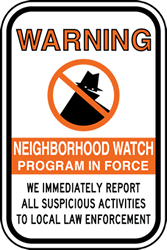 Buy Boris the Bad Buy Neighborhood Watch Window Decals, Static Cling Lables - 4x6