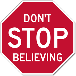 STOP In The Name of LOVE Reflective Stop Signs - 12x12 or 18x18 - Rust-free aluminum and reflective Road Signs