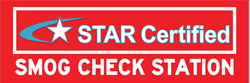 Click here to view larger image California STAR Certified Smog Check Station Banner - 72x24