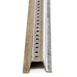 Click here to view larger image 6-Foot Galvanized U-Channel Sign Posts - Heavy Gauge