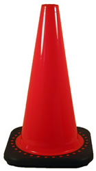 Click here to view larger image Traffic Cones in Stock for Fast Shipping: 3-Pack of 18-Inch Traffic Safety Cones