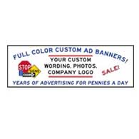 Full Color Custom Advertising Banners - 72x24