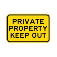 Private Property Keep Out Sign - 18x12