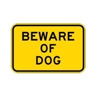 Buy Beware Of Dog Warning Signs - 18x12