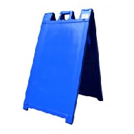 Blue Portable Two-Sided A-Frame Sign Holder - Fits Signs Up To 24X36