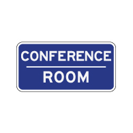 Conference Room Sign - 12x6 - Non-Reflective rust-free aluminum signs