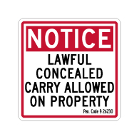 California SB2 Concealed Carry Authorization - 8x8 - Non-reflective
