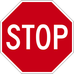 24x24 STOP Signs - Engineer Grade Prismatic Reflective Sheeting on Rust-Free Heavy Gauge (.080) Aluminum
