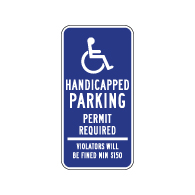 Handicap Parking - State Signs