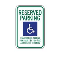 Handicap Parking - State Signs