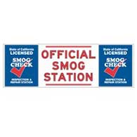 California SMOG Station Banner - Inspection And Repair Station - 72x24