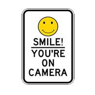 Label - Smile! You're On Camera - 6x8 (Package of 3)