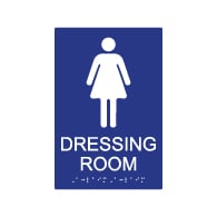 ADA Womens Dressing Room Sign - 6x9