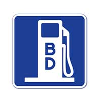 G66-22C (CA) Bio-Diesel Fuel Sign - 18x18