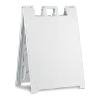 Portable Two-Sided A-Frame Sign Holders - Fits Signs Up To 24X24