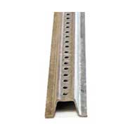 6-Foot Galvanized U-Channel Sign Posts - Heavy Gauge