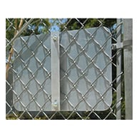 This bracket is only for mounting 12x12 or 18x12 rectangular signs to chain-link fences and some meshed security gates.