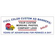 Full Color Custom Advertising Banners - 96x48