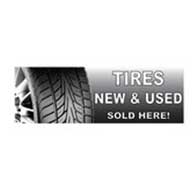 Tires Sold Here Banners - Perfect for Retail Stores, Car Dealerships and Small Businesses