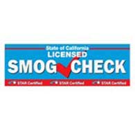 California SMOG CHECK Banner - Inspection And Repair Station - 72x24