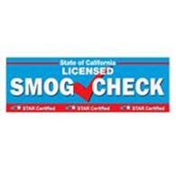 California SMOG CHECK Banner - Inspection And Repair Station - 72x24