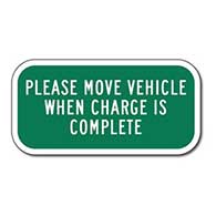 Electric Vehicle Charging Only Level One Sign - 12x18 - Reflective Rust-Free Heavy Gauge Aluminum Electric Vehicle Parking Signs