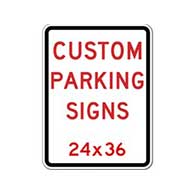 Custom Reflective Sign - 24x36 Size -Horizontal Rectangle - High-quality Rust-free and Heavy-duty Reflective Aluminum Custom Signs