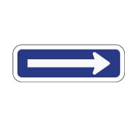 Arrow Symbol Signs - 6x2 - Durable Baked Enamel .050 gauge Aluminum Symbol of Accessibility signs