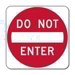 The MUTCD R5-1 Do Not Enter Sign