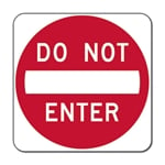 The MUTCD R5-1 Do Not Enter Sign