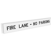 Fire Lane - No Parking Stencil - 74"