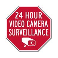 STOPSignsANdMore 24 Hour Video Camera Surveillance Signs- Reflective/ALuminum