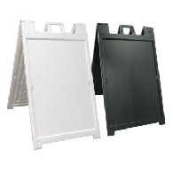 Deluxe Portable Two-Sided A-Frame Sign Holder - Fits Signs Up To 24X36