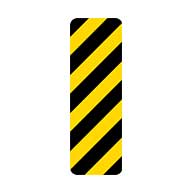 OM-3R-MOD - Right Diagonal Stripe Reflective Object Marker Sign - 8x24 - Reflective Rust-Free Heavy Gauge (.063) Aluminum Parking Lot and Road Signs
