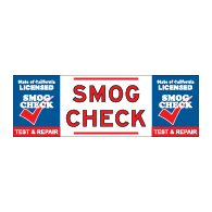 California SMOG CHECK Banner - Test And Repair - 72x24