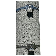 Sign Mounting Hardware for Sale: One Pair of Snap-Lok Worm Clamps Sign Mounting Kit For Large Poles