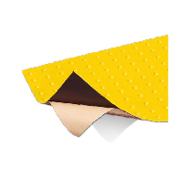 ADA Truncated Dome Bump Pads - 2x4 - Surface Applied Flexible Peel And Stick Dome Pads are designed for the visually impaired to feel the raised domes with their feet.