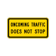 StopSignsAndMore manufactures custom Warning Traffic signs and Cross Traffic Signs to suit your safety needs.  Shop our stock now or put in a custom your design!