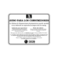 California Notice To Consumers Sign - 24x18