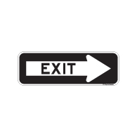 Exit( Right Arrow) Signs - 24x8