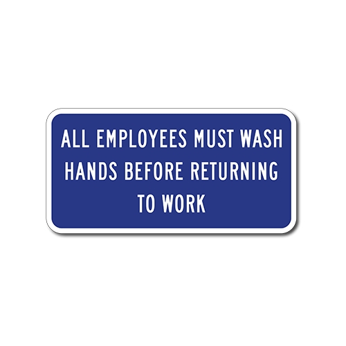 Wash Hand Signs