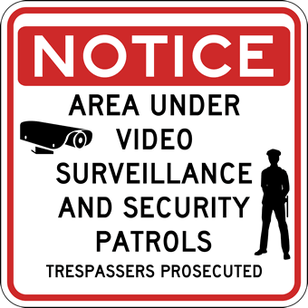 this area under cctv surveillance