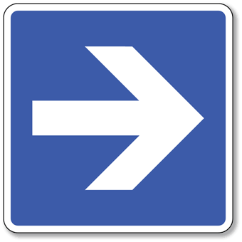 buy arrow symbol signs 8x8 stopsignsandmore com arrow sign