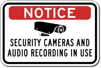 CCTV CAMERAS IN OPERATION SIGNS & STICKERS LARGE SIZES S18 THICK MATERIALS! 