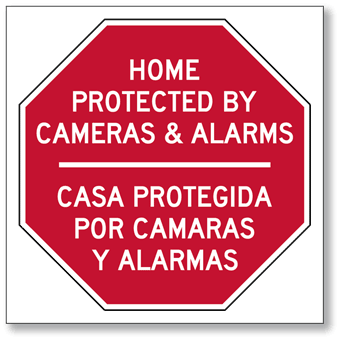 Smile! You're On Camera Sign for Security / Surveillance Smile! You're On Camera Sign for Security / Surveillance