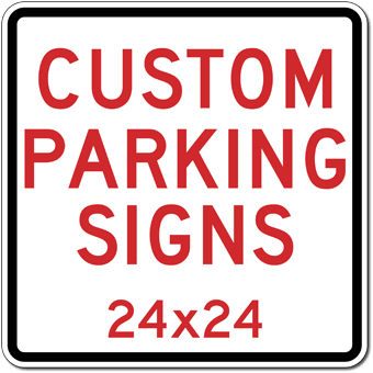 Yamaha 12w x18h Full Color Parking Sign