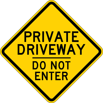 Keep Clear Drive way Plaque Outdoor No Turning Sign No Parking In Drive Sign 