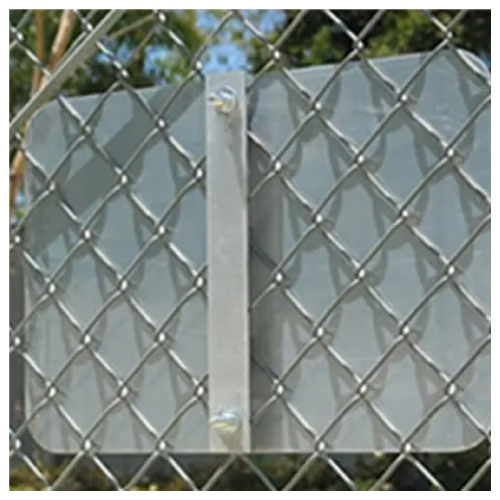 Sign Holder for Metal Fences